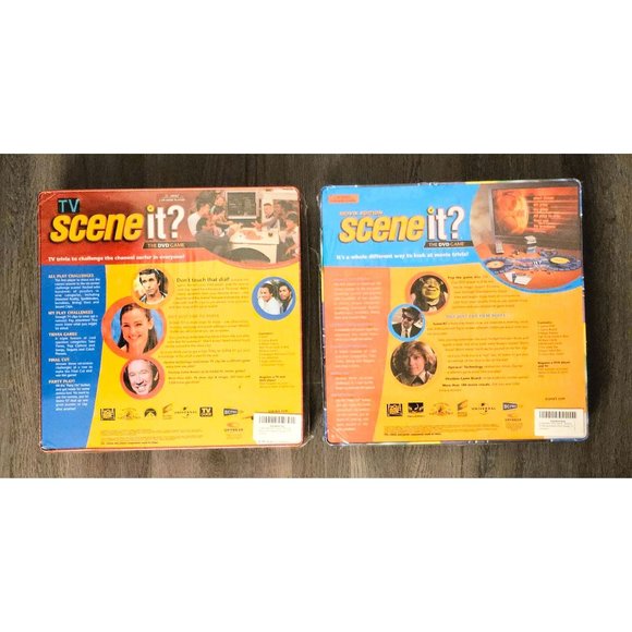 2 Scene it‎ Games - TV and Movie Editions DVD Games in Collectible Tins - Picture 2 of 2